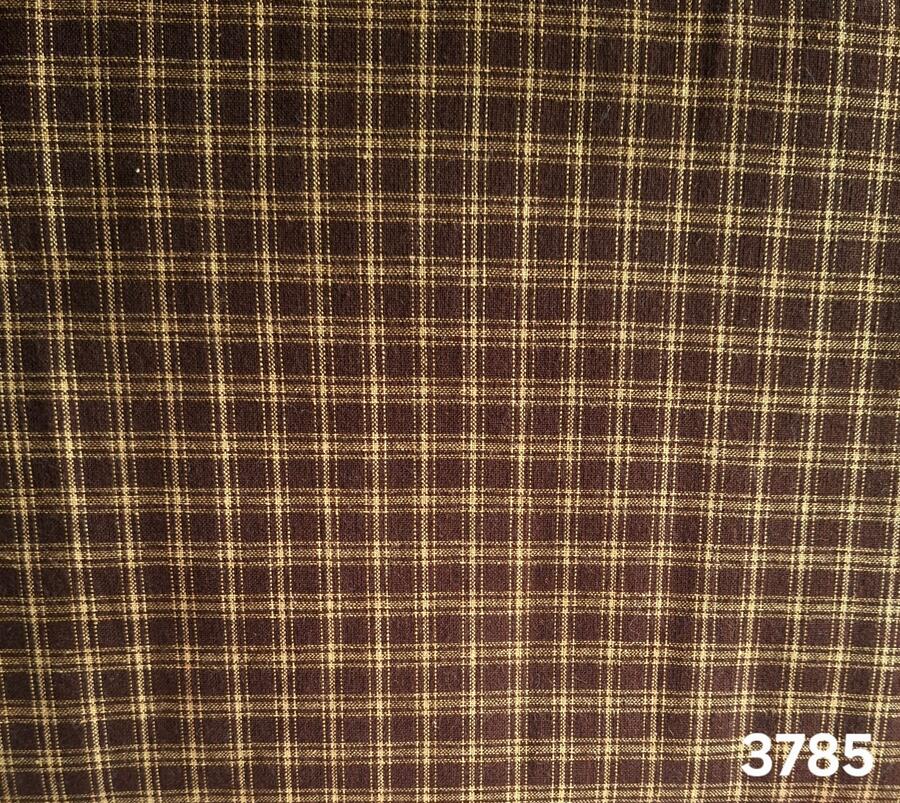 3785 hs-Tessuto tinto in filo taglio 25x110 cm marrone