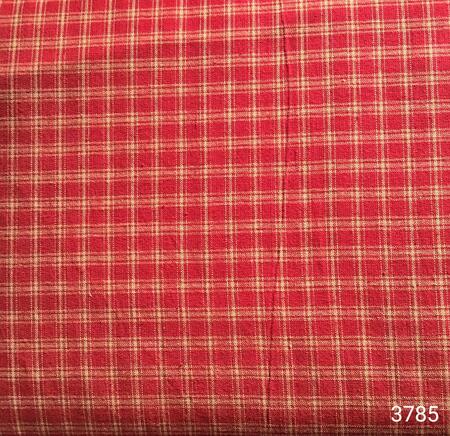  3785 hs red-Tessuto tinto in filo taglio 25x110 cm rosso