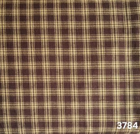 3784 brown -Tessuto tinto in filo taglio 25x110 cm marrone