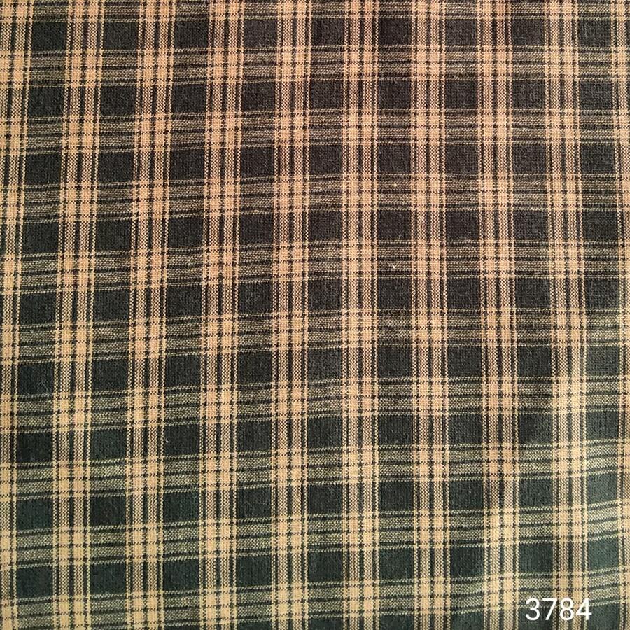 3784  green -Tessuto tinto in filo taglio 25x110 cm verde