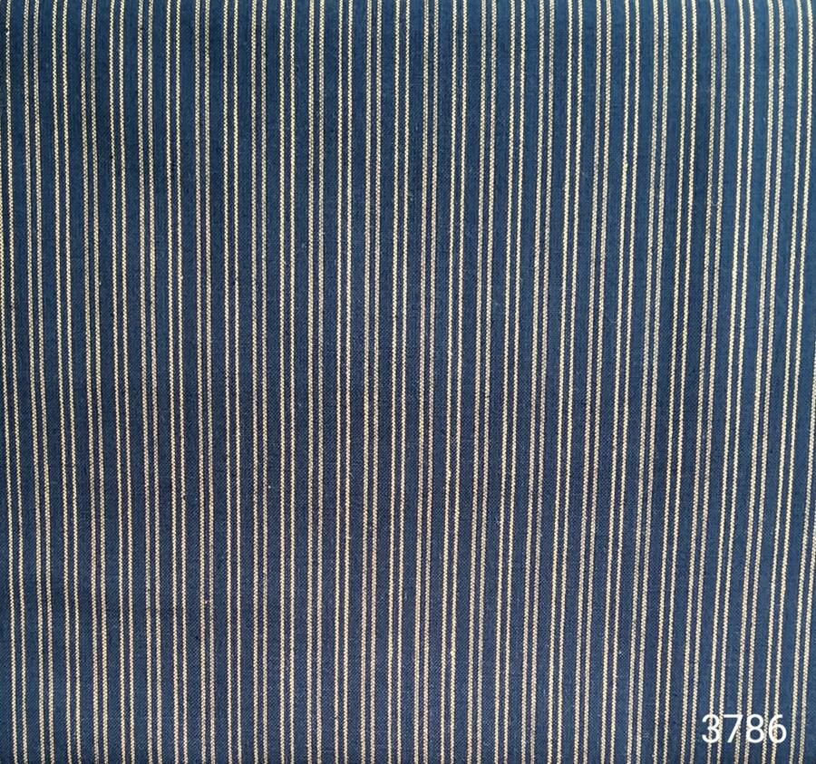 3786 hs -Tessuto tinto in filo taglio 25x110 cm blu