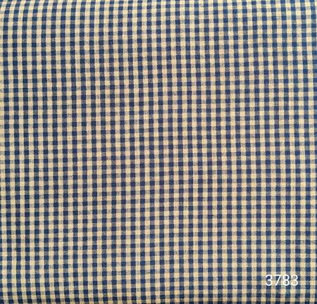 3783 hs  blue -Tessuto tinto in filo taglio 25x110 cm blu