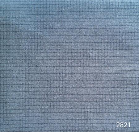 2821-Tessuto tinto in filo brushed taglio 25x110 cm blu