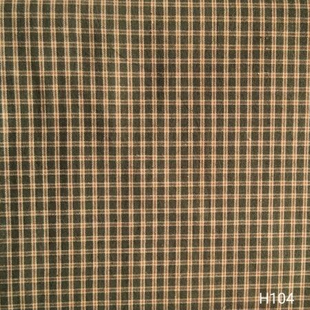 H104-56- tessuto tinto in filo taglio 25x110 cm verde