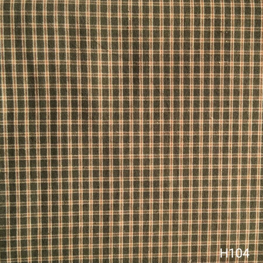 H104-56- tessuto tinto in filo taglio 25x110 cm verde