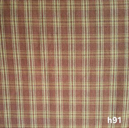 H91- tessuto tinto in filo taglio 25x110 cm marrone