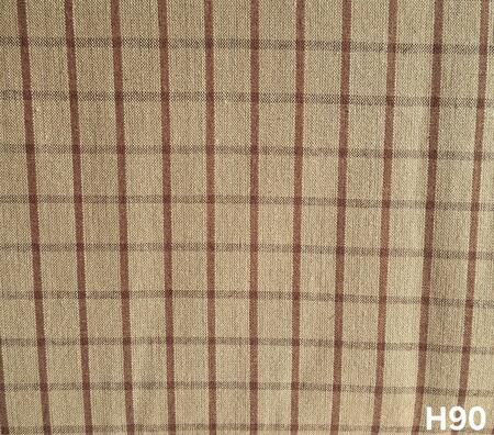 H90- tessuto tinto in filo taglio 25x110 cm marrone chiaro