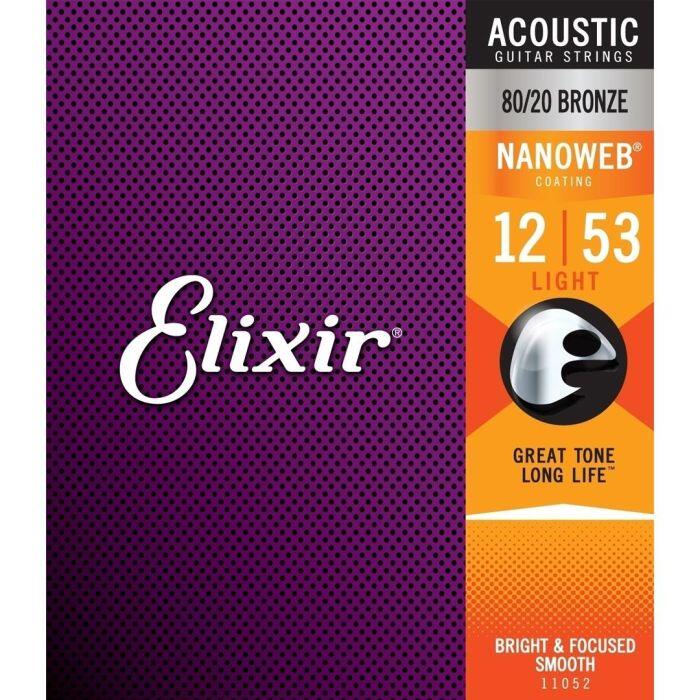 ELIXIR 11052 Acoustic 80/20 Bronze NANOWEB