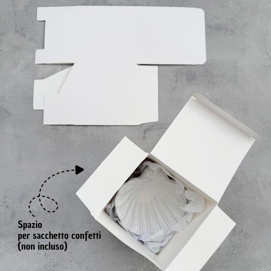 Conchiglia in ceramica Fornace Faenza