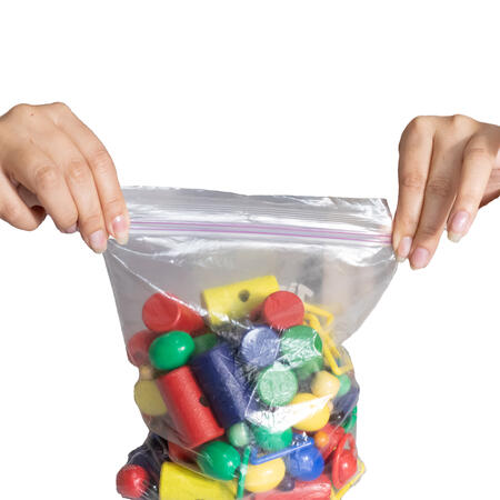 100 SACCHETTI ZIP PLASTICA 45mic. VIVA