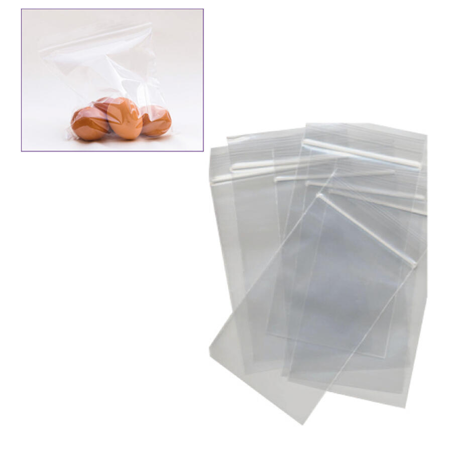100 SACCHETTI ZIP PLASTICA 45mic. VIVA