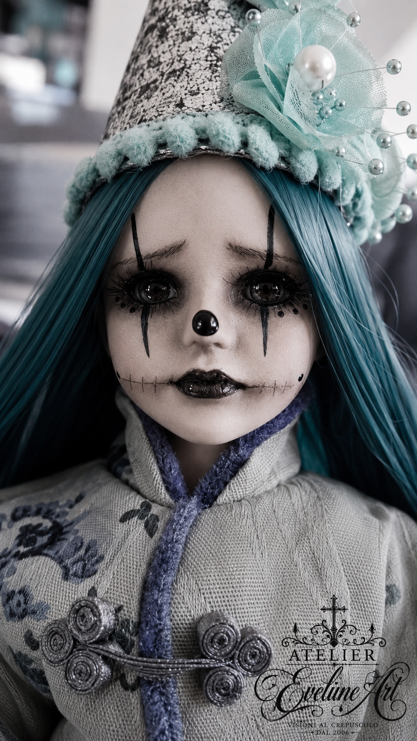 Lilian Clown Pagliaccio Bambola emozionale 