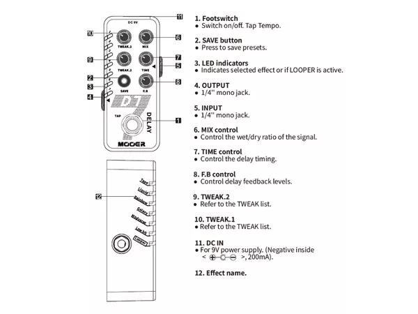 MOOER D7 DELAY