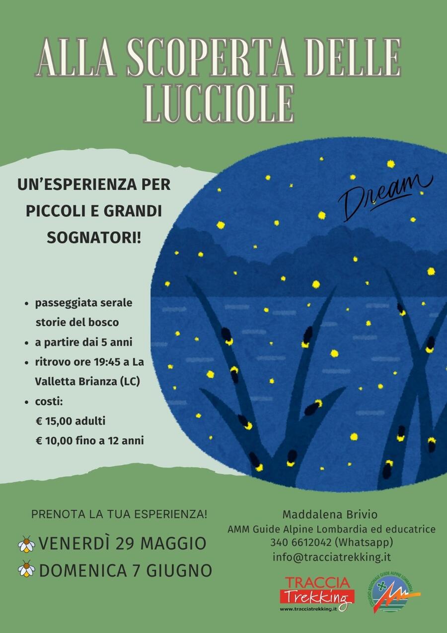 dom. 07/06/2026  ALLA SCOPERTA DELLE LUCCIOLE 