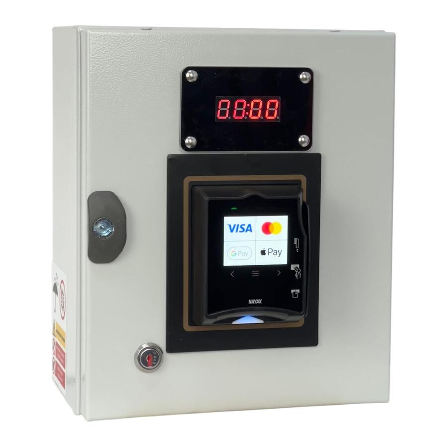 POS cashless per gonfia-gomme con comando elettrovalvola