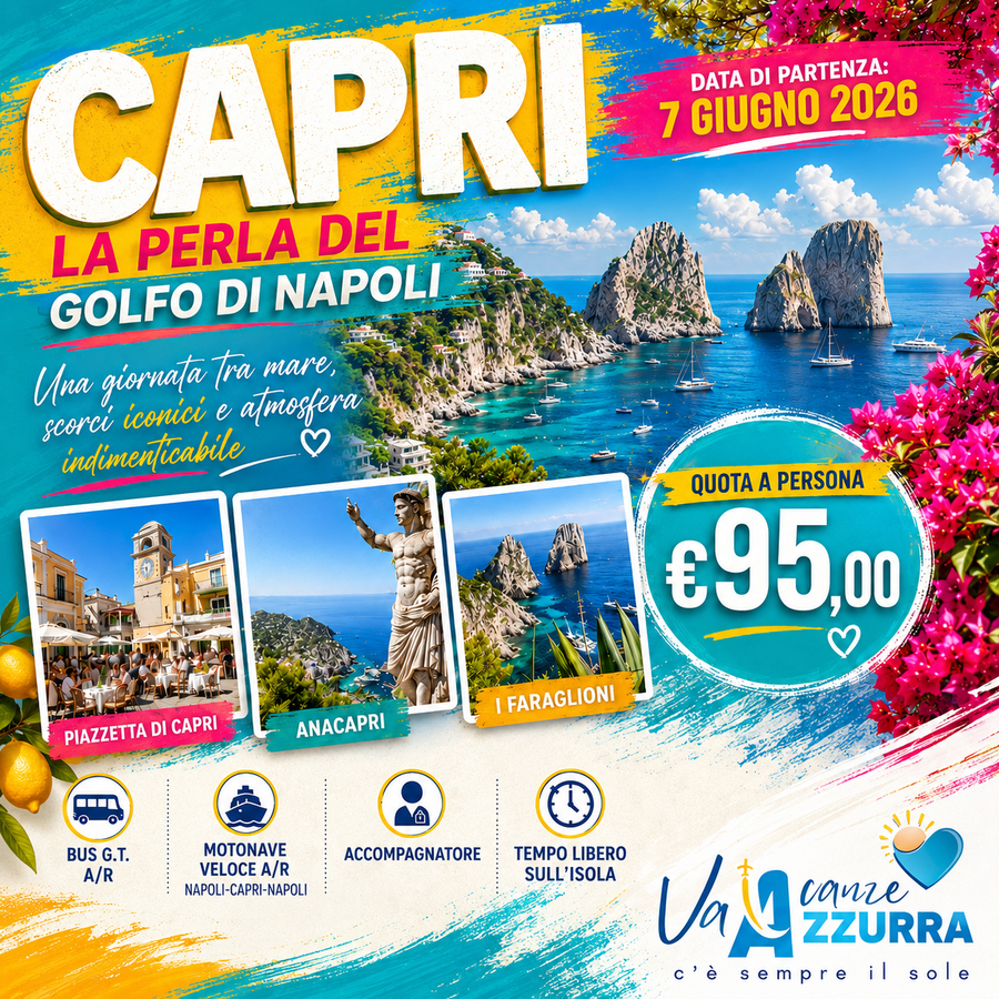 07 GIUGNO 2026 CAPRI 