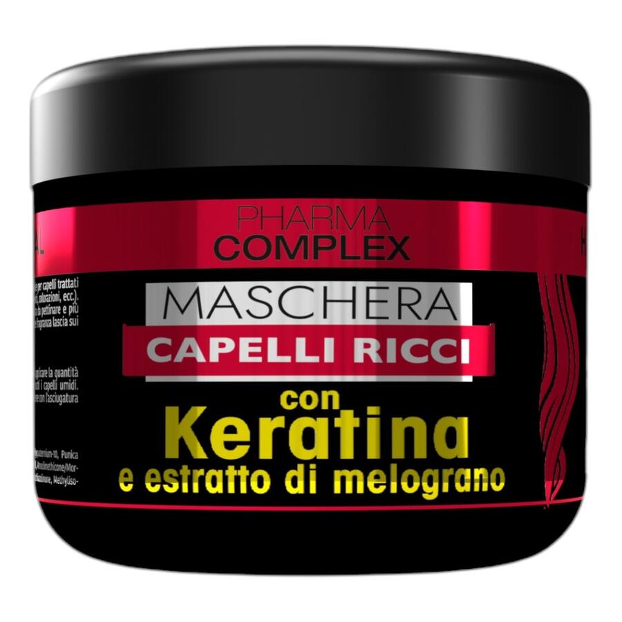 PHARMA COMPLEX MASCHERA CAPELLI CON KERATINA E ESTRATTO DI MELOGRANO 500 ML 