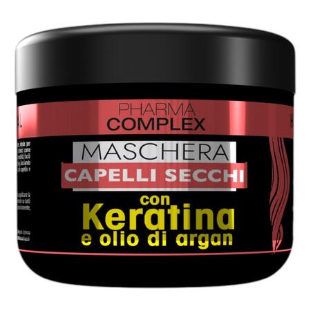 PHARMA COMPLEX MASCHERA CAPELLI CON KERATINA E OLIO DI ARGAN 500 ML 