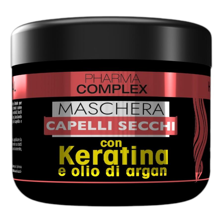 PHARMA COMPLEX MASCHERA CAPELLI CON KERATINA E OLIO DI ARGAN 500 ML 