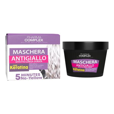 PHARMA COMPLEX MASCHERA CAPELLI ANTIGIALLO CON KERATINA 250 ML