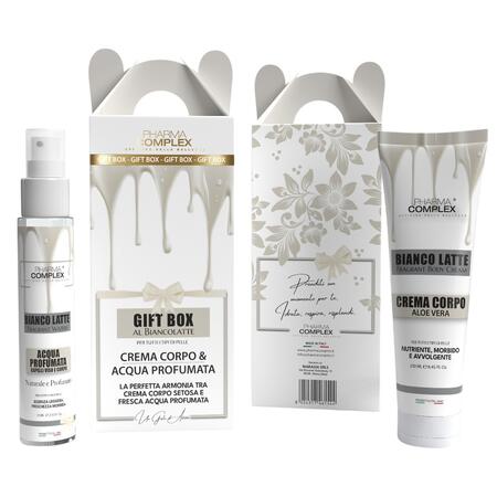 PHARMA COMPLEX GIFT BIANCO LATTE CREMA CORPO 200 ML + ACQUA PROFUMATA 75 ML
