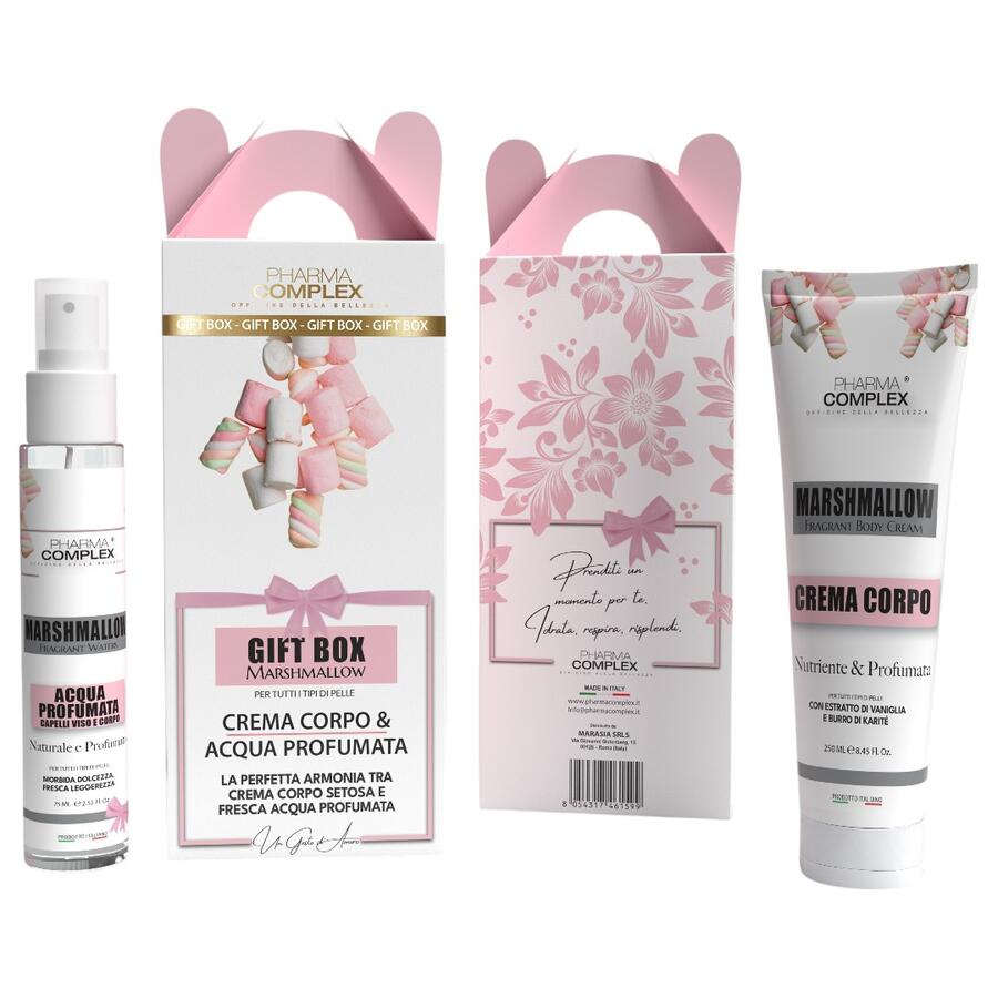 PHARMA COMPLEX GIFT MARSHMALLOW CREMA CORPO 200 ML + ACQUA PROFUMATA 75 ML