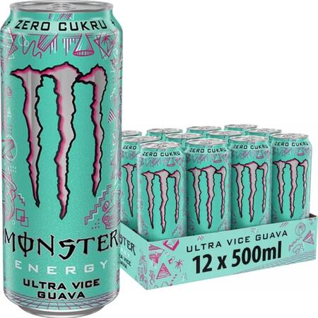 Monster energy ultra vice guava 500ml 