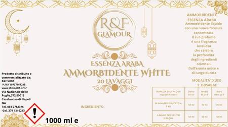R&F GLAMOUR ESSENZA ARABA AMMORBIDENTE WHITE 1000 ML [Conf. da 12 pezzi]