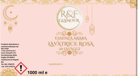 R&F GLAMOUR ESSENZA ARABA LAVATRICE ROSA 1000 ML [Conf. da 12 pezzi]
