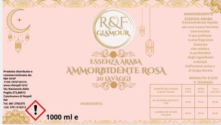 R&F GLAMOUR ESSENZA ARABA AMMORBIDENTE ROSA1000 ML [Conf. da 12 pezzi]