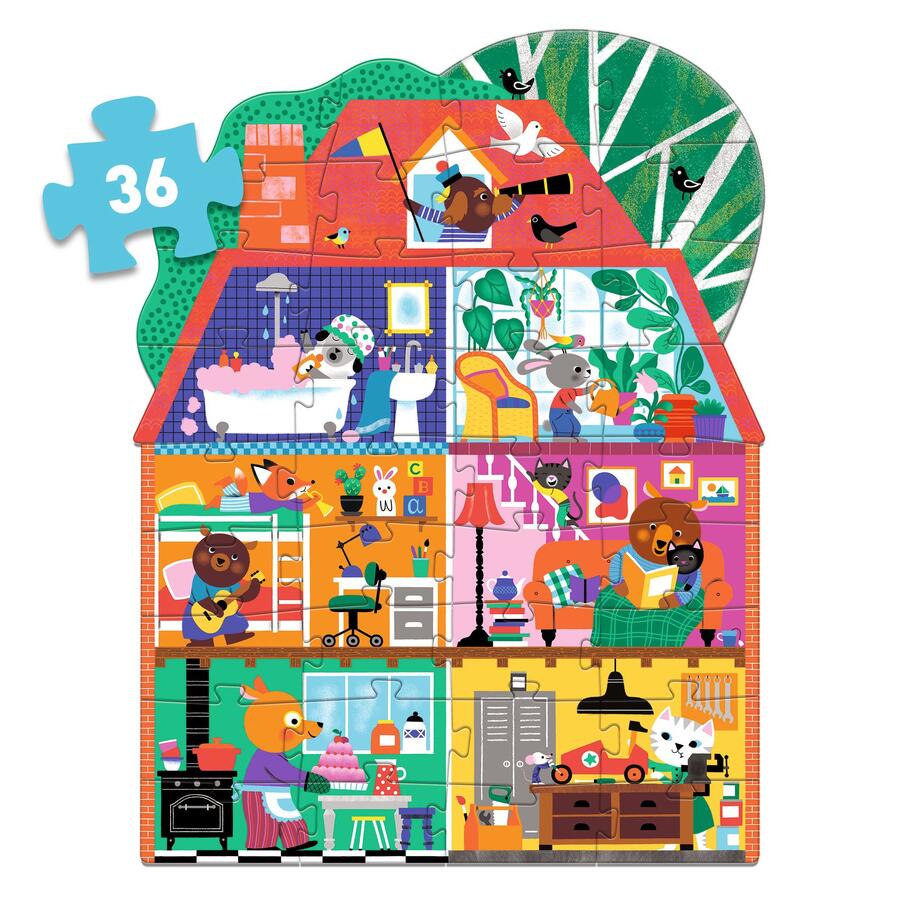Puzzle gigante La casa degli amici