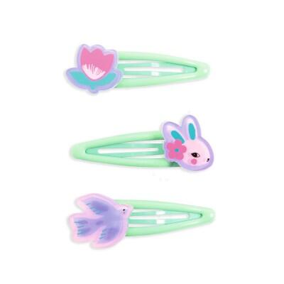 Mollette Eglantine x 3 Plume