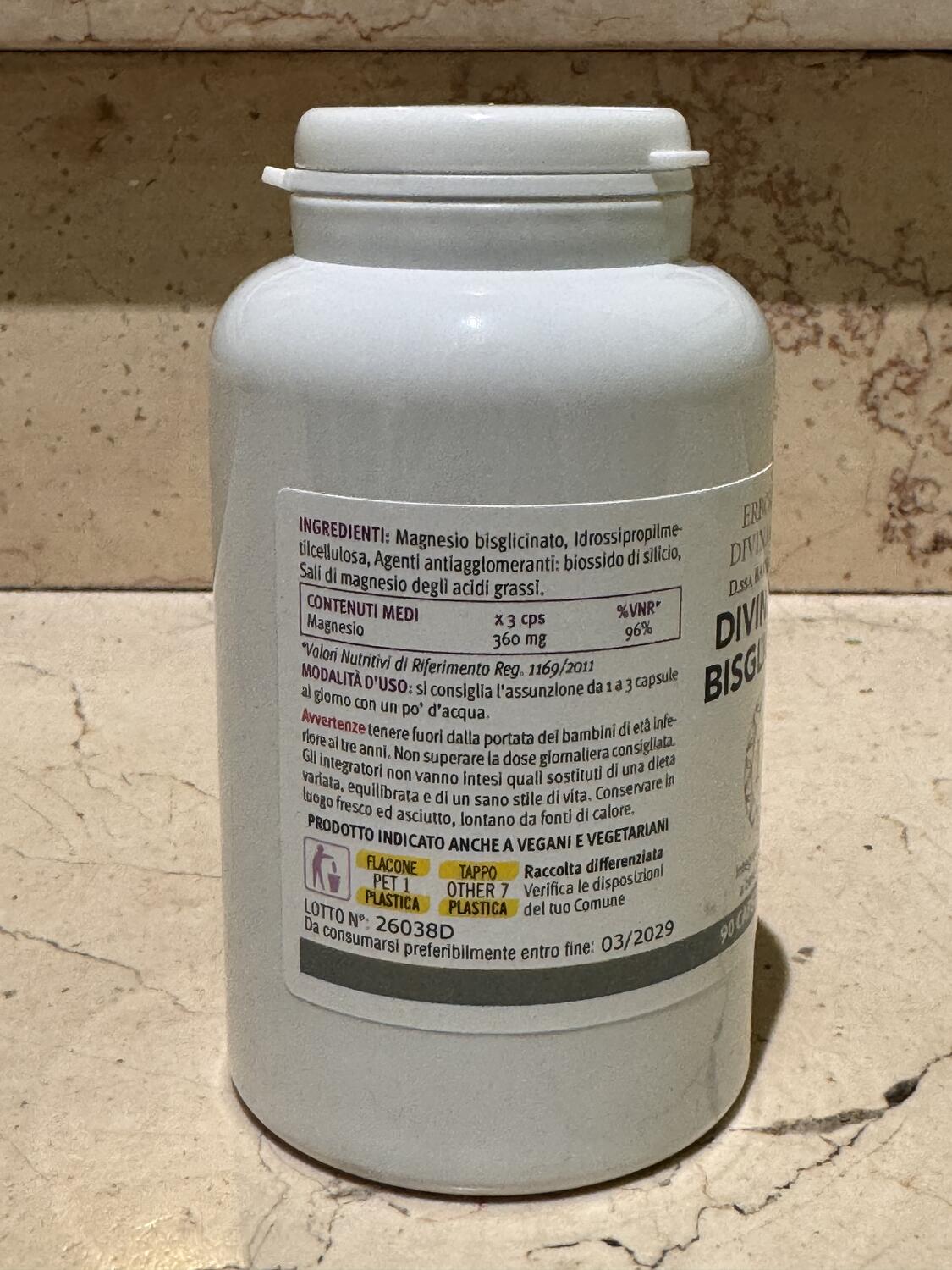 Divina Mag Bisglicinato 360 mg 90 cps