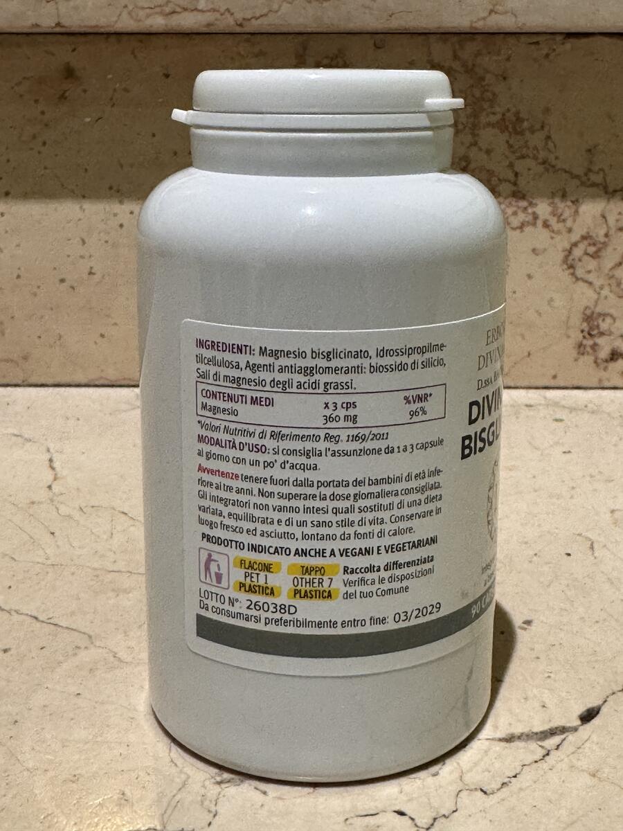 Divina Mag Bisglicinato 360 mg 90 cps