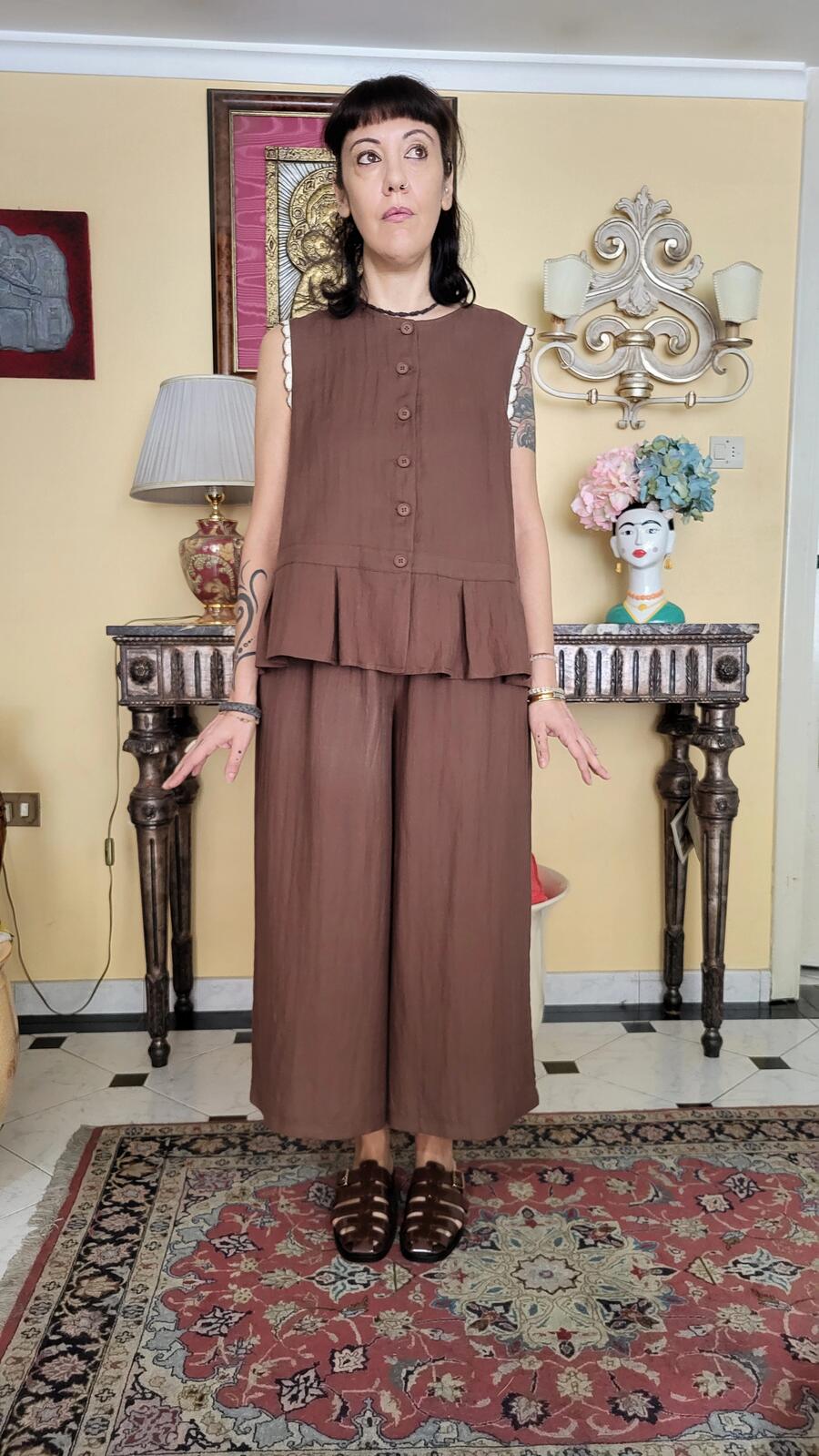 Gilet Blusa Cacao 