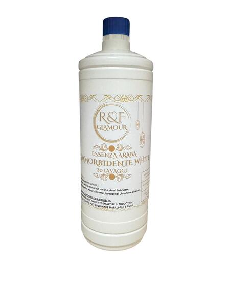 R&F GLAMOUR ESSENZA ARABA AMMORBIDENTE WHITE 1000 ML [Conf. da 12 pezzi]