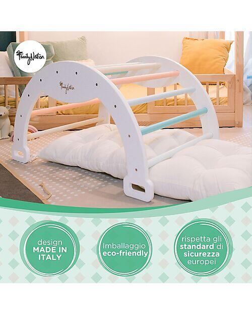 Cuscino per Arco Montessoriano Rainbow – Cotone Oeko‑Tex