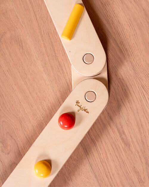 Percorso Sensoriale di Equilibrio Montessori – 14 Pezzi Modulari in Legno