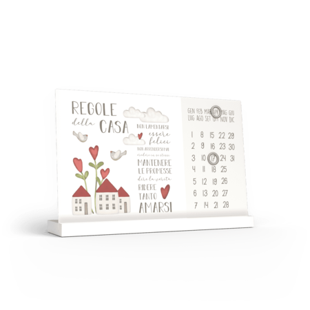 Calendario Perpetuo Magnetic "Regole della Casa" – L’Angolo delle Idee