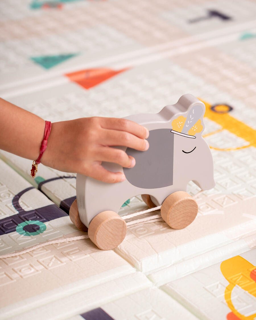 Tappeto Gioco Montessori Pieghevole 2in1 – Dino Friends 180×150 cm