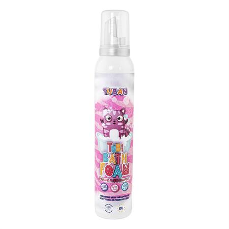 Tuban schiuma da bagno rosa 200 ml - giocattolo idratante per bambini