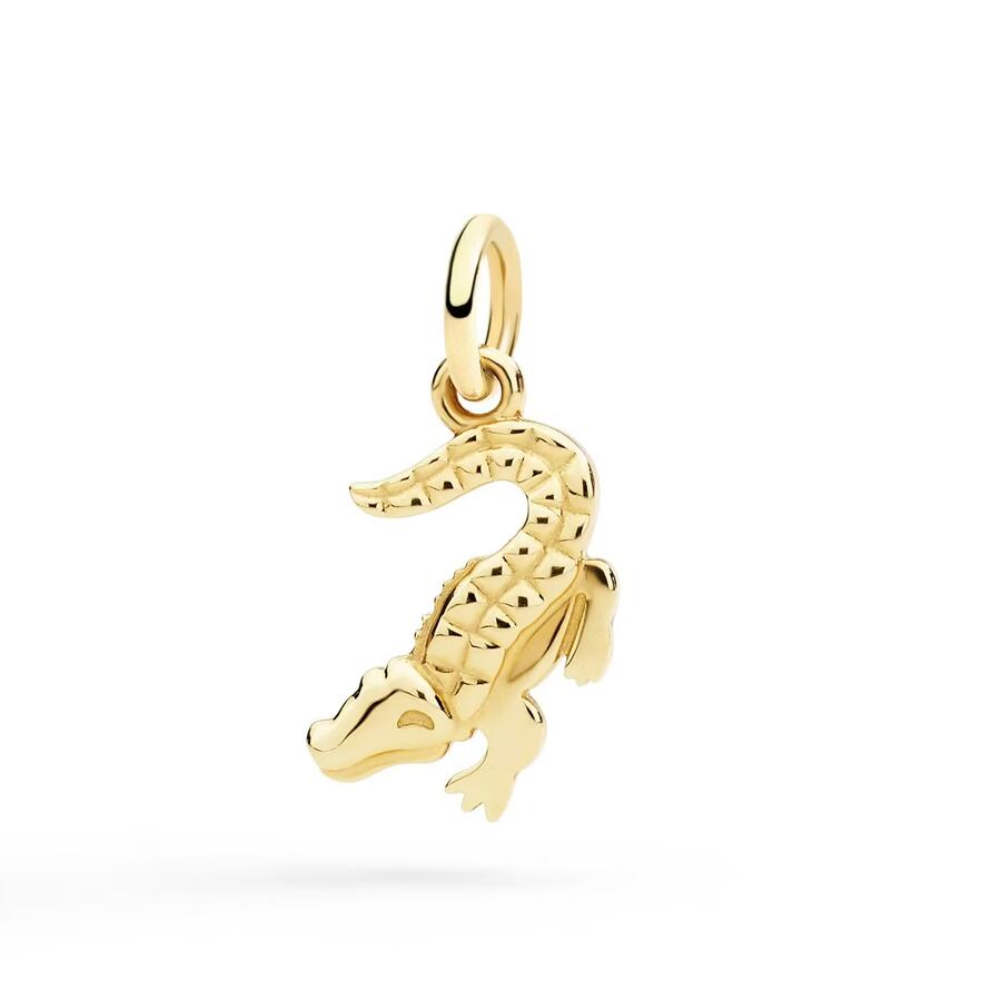 DoDo CIONDOLO COCCODRILLO ORO GIALLO 