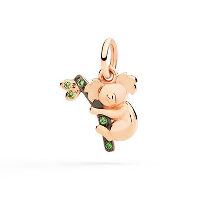 DoDo CIONDOLO KOALA ORO ROSA & TSAVORITI