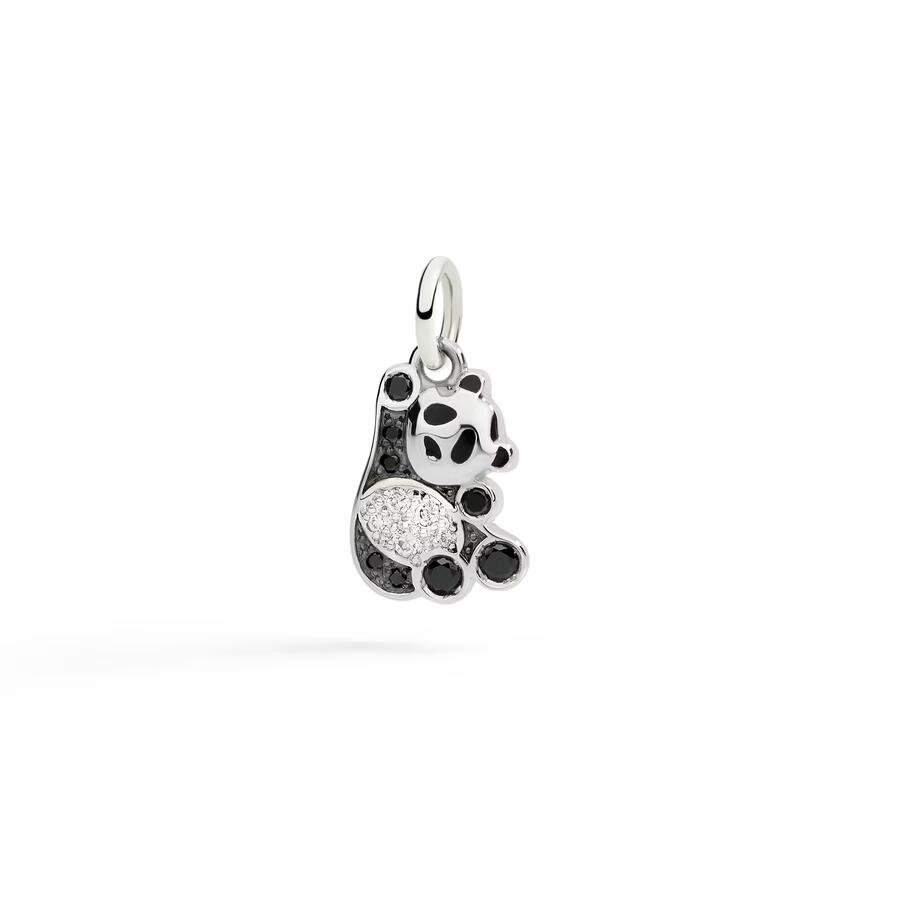 DoDo CIONDOLO PANDA ARGENTO & DIAMANTI 