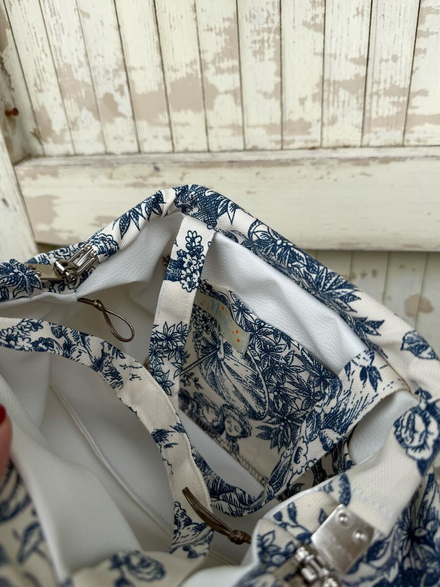 Soft Bag Toile de Jouy