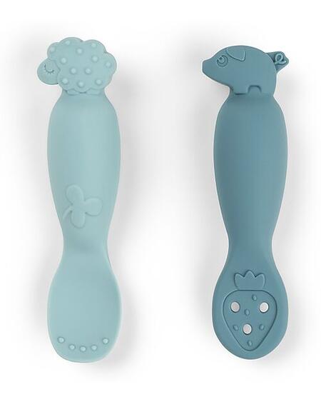 Set 2 Cucchiai da Apprendimento in Silicone – Tiny Farm