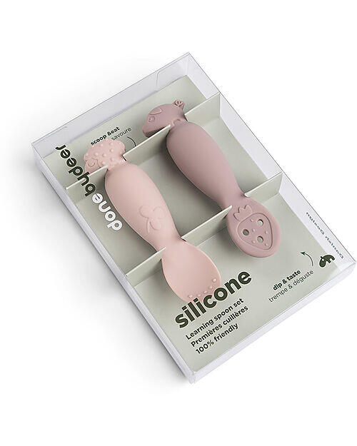 Set 2 Cucchiai da Apprendimento in Silicone – Tiny Farm