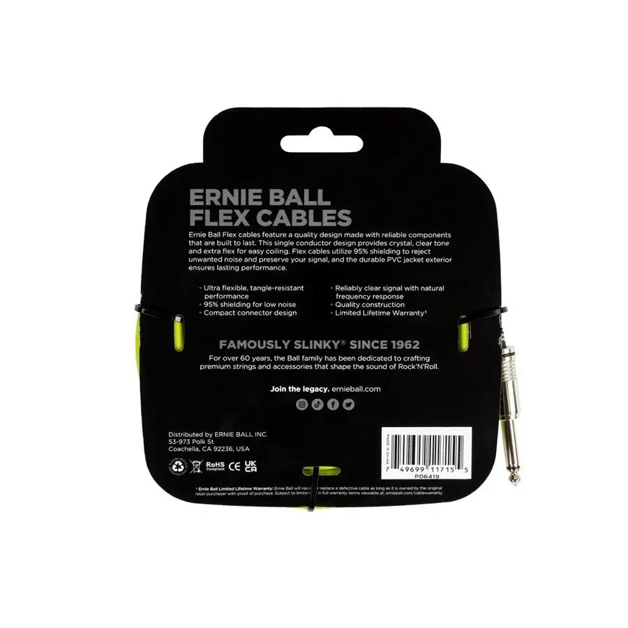 Ernie Ball 6421 Flex Cable Orange 6m