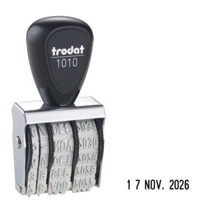 Timbro Datario Caratteri 4 mm TRODAT 1010