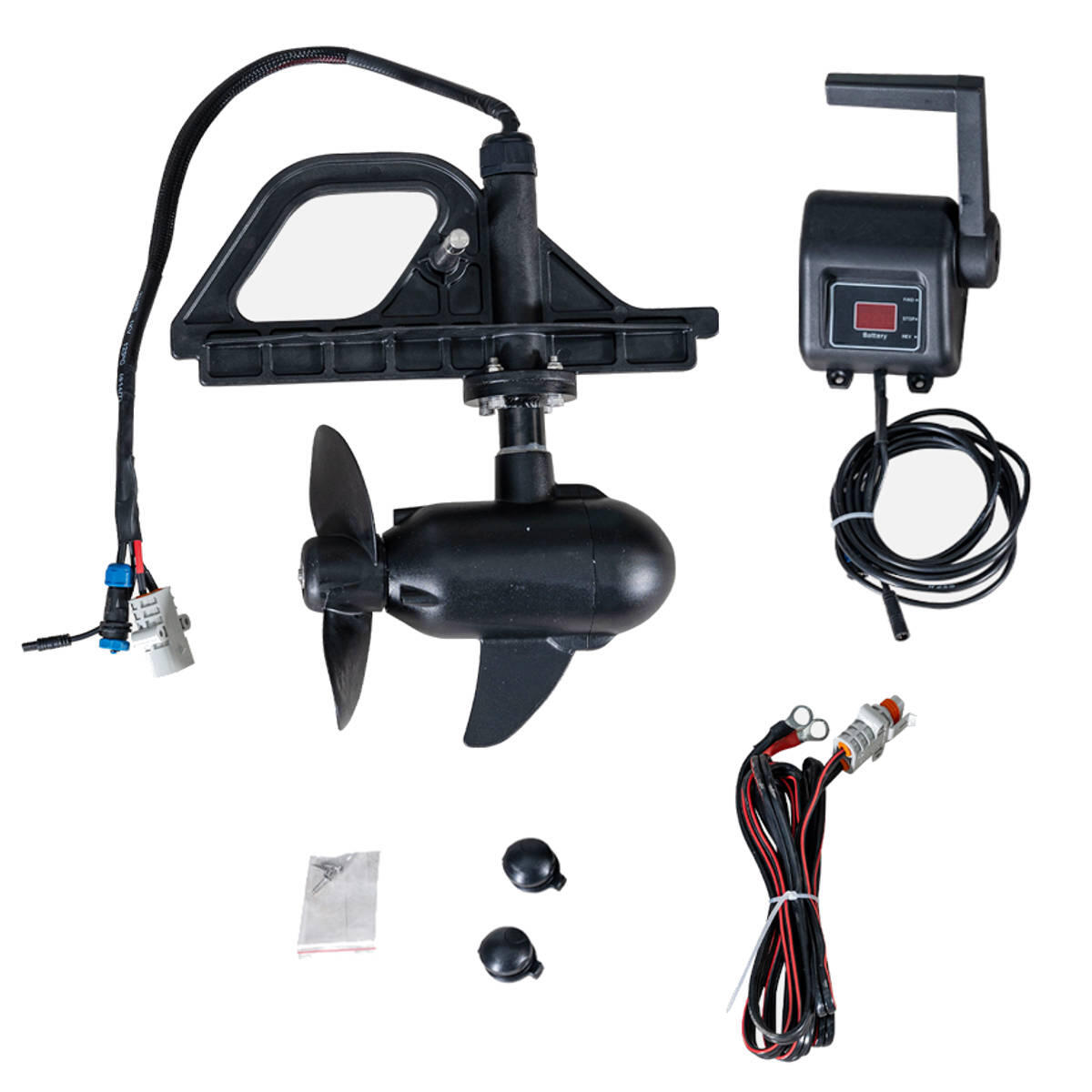 Motore Elettrico per kayak a pedali con pinnette - 55lb 12v - SKF Power - B